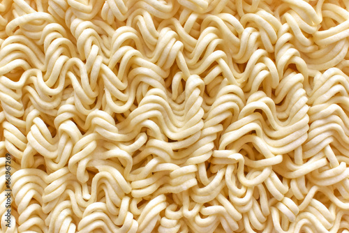 Instant noodles texture background. 