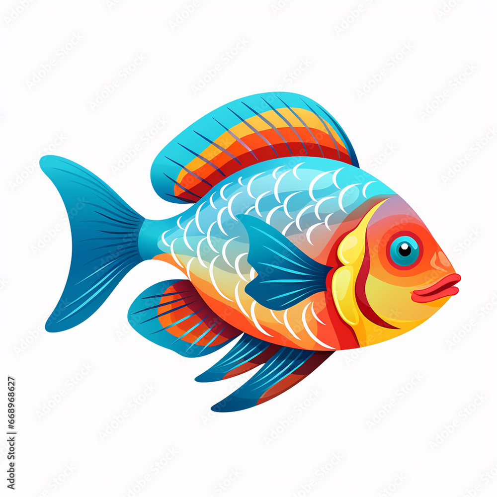 Colorful Fish Drawings Underwater Magic