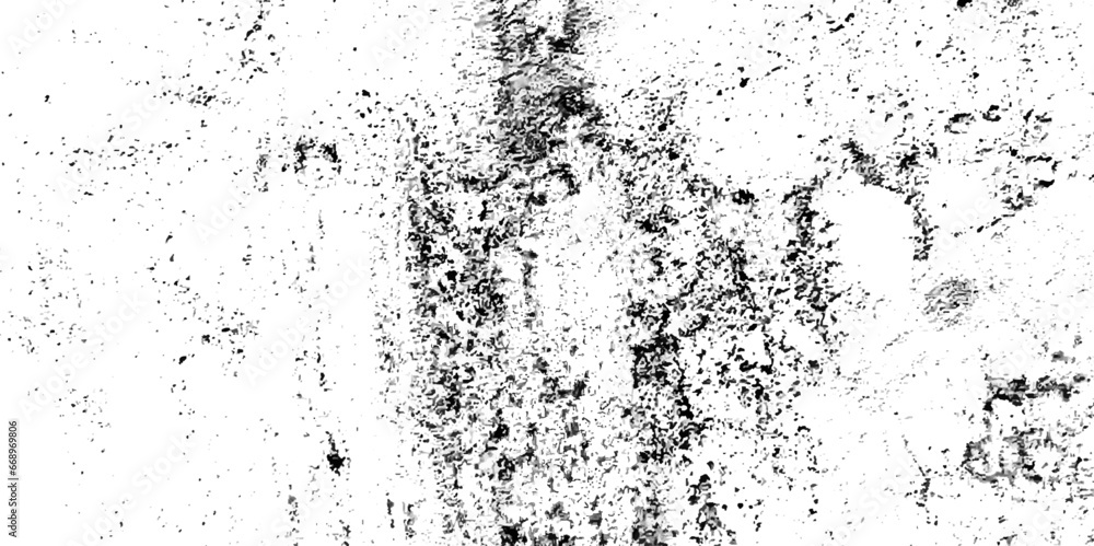 Cracked splat stain dirty black overlay or screen effect use for grunge background. Distress concrete wall dust and noise scratches on a black background. dirt overlay or screen effect.