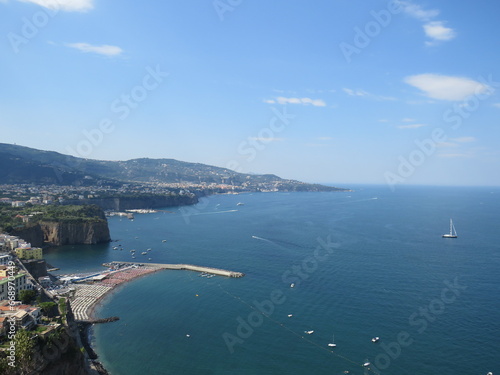 Vista della penisola sorrentina, Costiera sorrentina, Sorrento, Italia	 photo