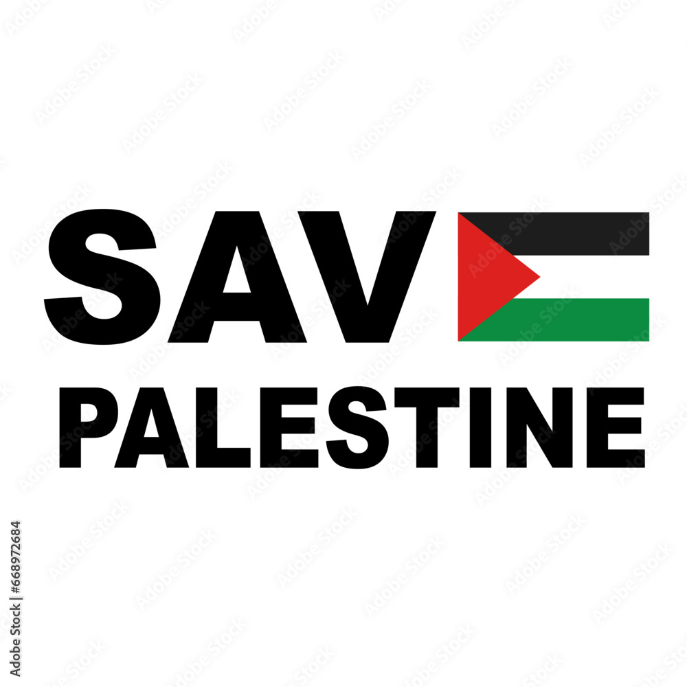 Save Palestine Vector, Illustration vector of palestin flag. flag of palestine vector icon, poster,  t-shirt design