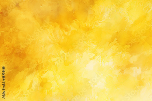 Yellow watercolor background photo