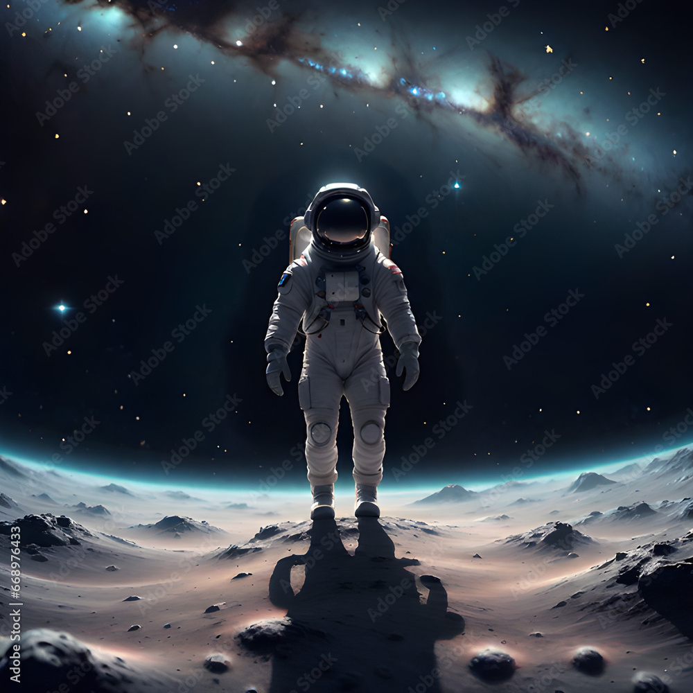 Obraz premium astronaut in space