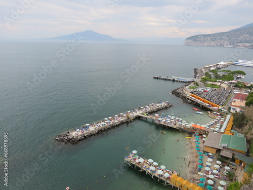 Vista della penisola sorrentina, Costiera sorrentina, Sorrento, Italia	 photo