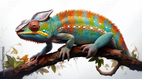 A_chameleon_adorned