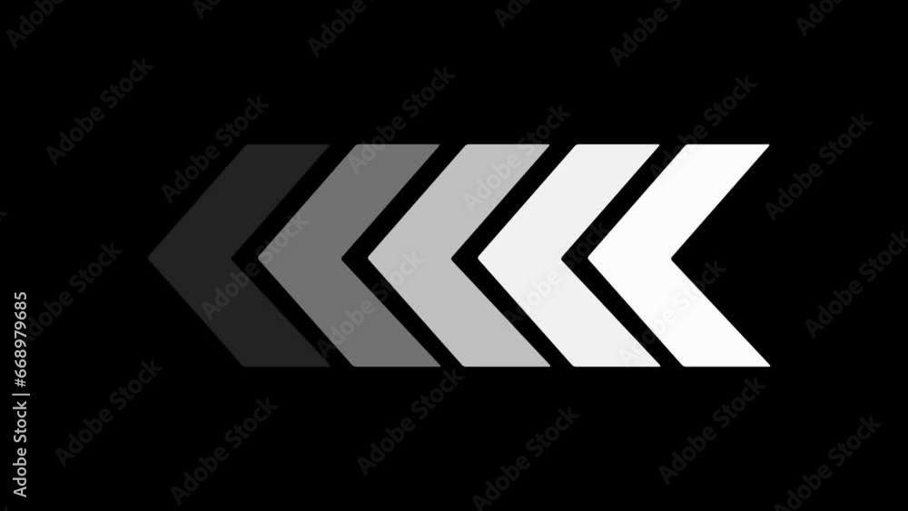 Arrows direction for the overlay video layer. swipe up animation