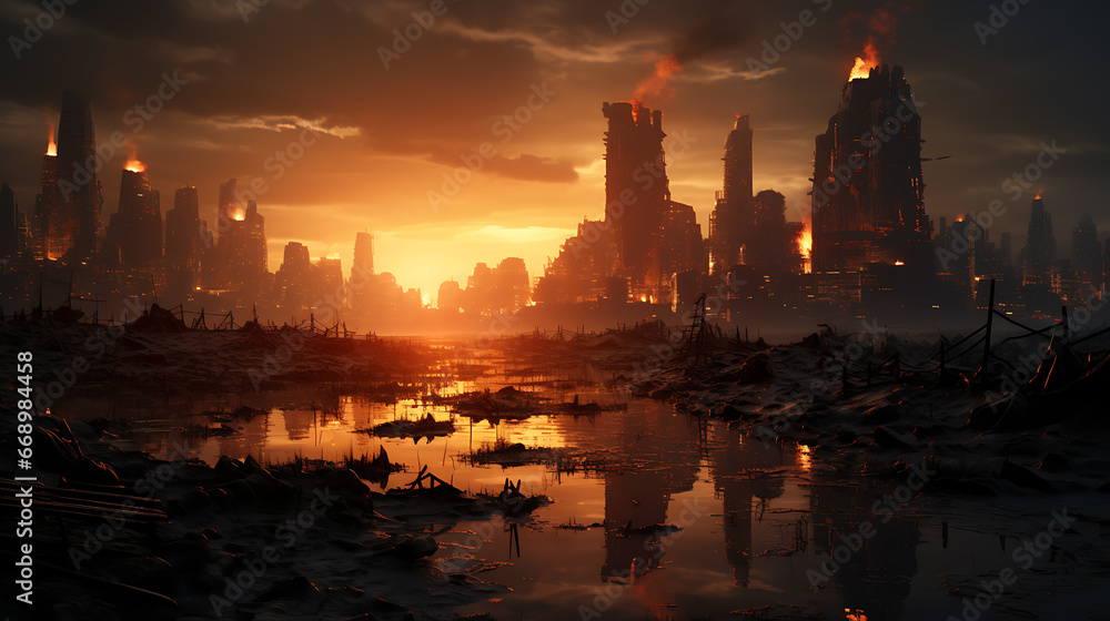 Fototapeta premium global warming issues