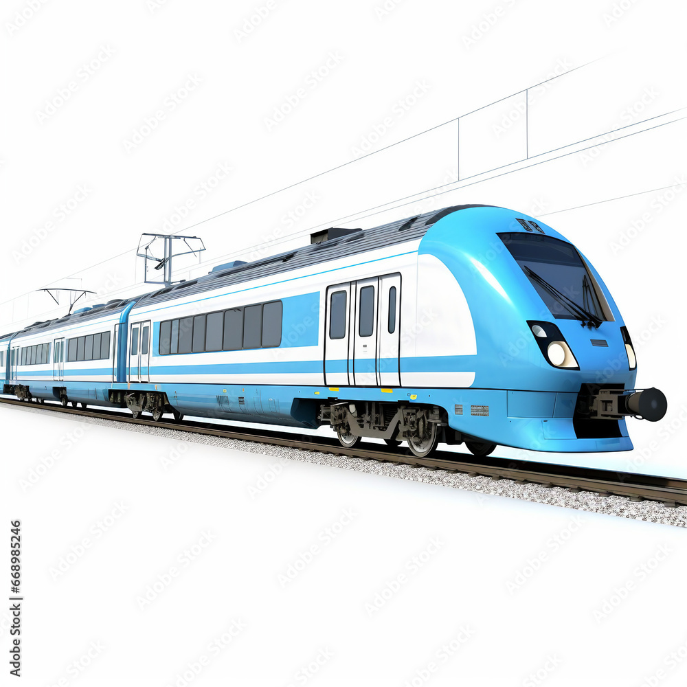 Fototapeta premium train on the railway