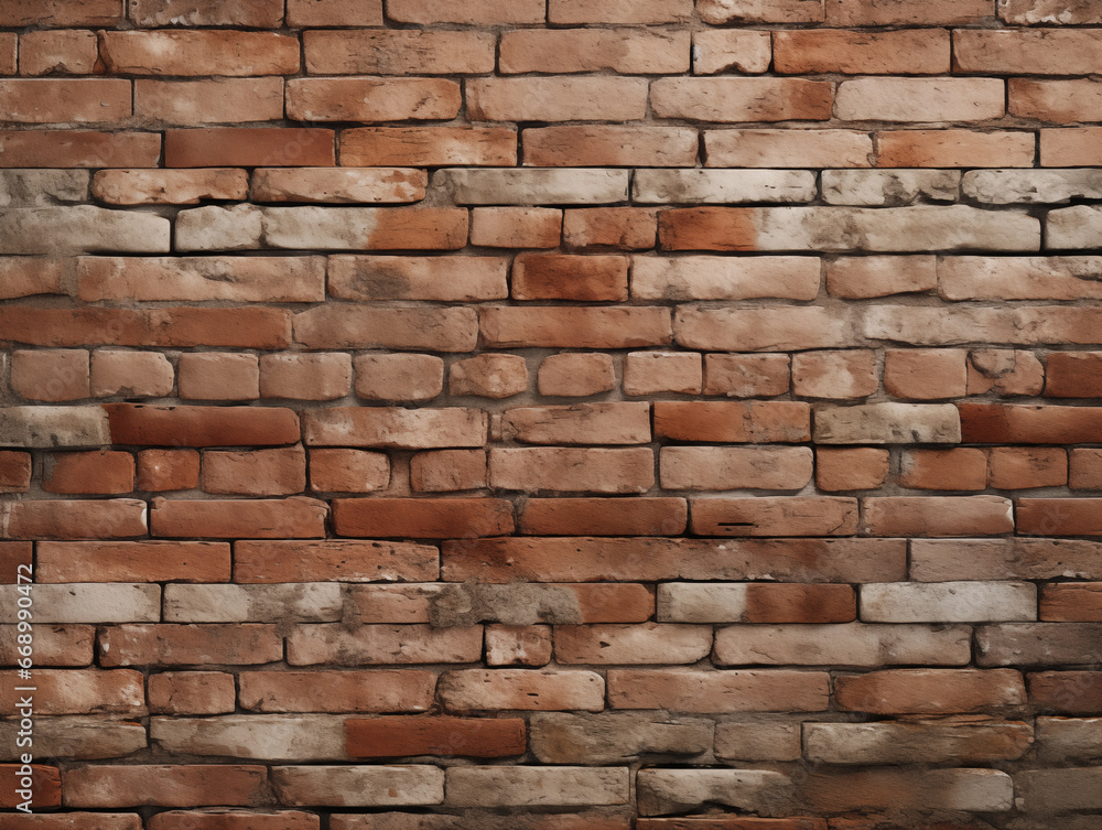 Obraz premium レンガの壁のテクスチャ