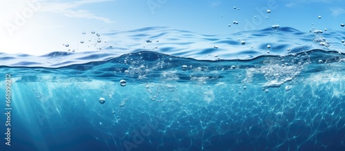 Background of the waters surface