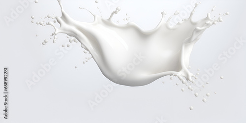 Milk splash isolated white background.Realistic milk explosion splashing milk for dairy products,Milk splash, Isolated, White background, Dairy product, Liquid, Milk, Splashing, Fresh 
