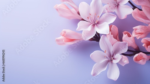 Captivating Closeup of Floral Freshness AI Generated