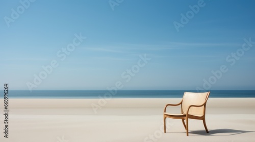 Minimalistic Superb Clean Chair AI Generated © AlexandraRooss
