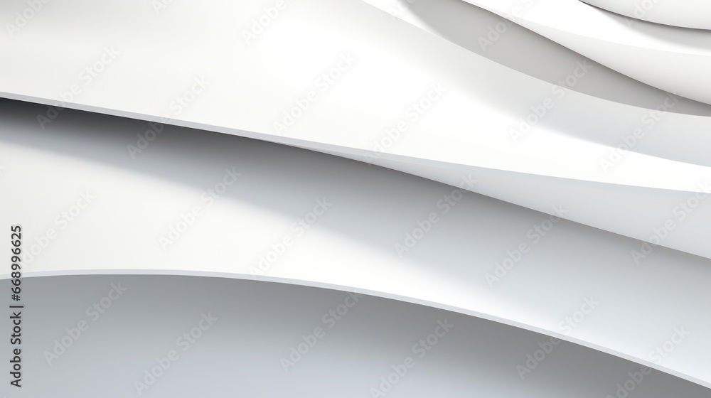 Minimalistic White Shapes: Abstract Conceptual Clean Image AI Generated Minimalistic White Shapes: Abstract Conceptual Clean Image AI Generated