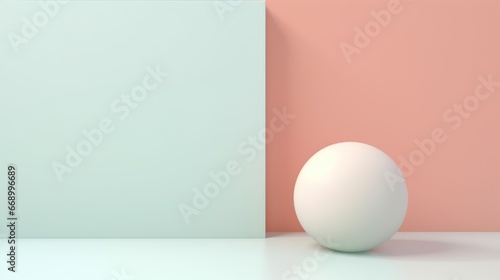 Pastel Color Minimalistic Superb Clean Image AI Generated