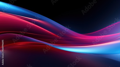 Minimalistic Superb Clean Abstract Neon Background AI Generated © AlexandraRooss