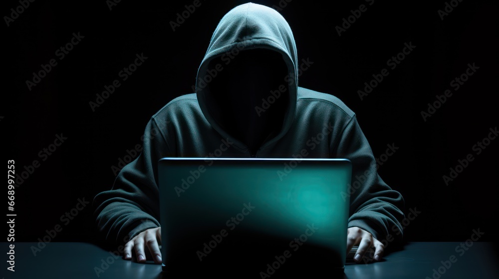 Minimalistic Image of an Anonymous Woman Typing on a Laptop Keyboard AI Generated Minimalistic Image of an Anonymous Woman Typing on a Laptop Keyboard AI Generated
