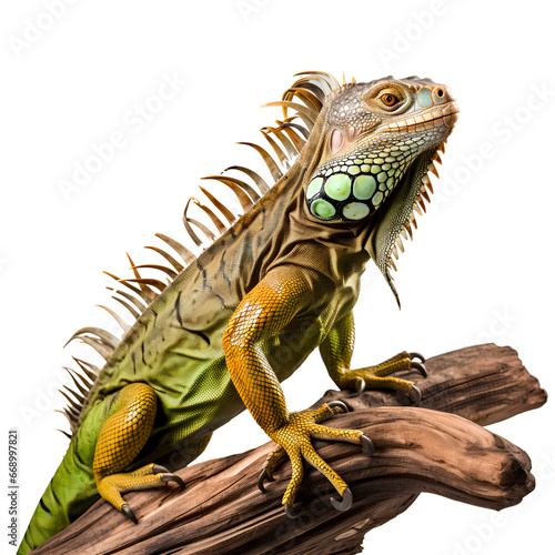 Iguana on transparent background PNG