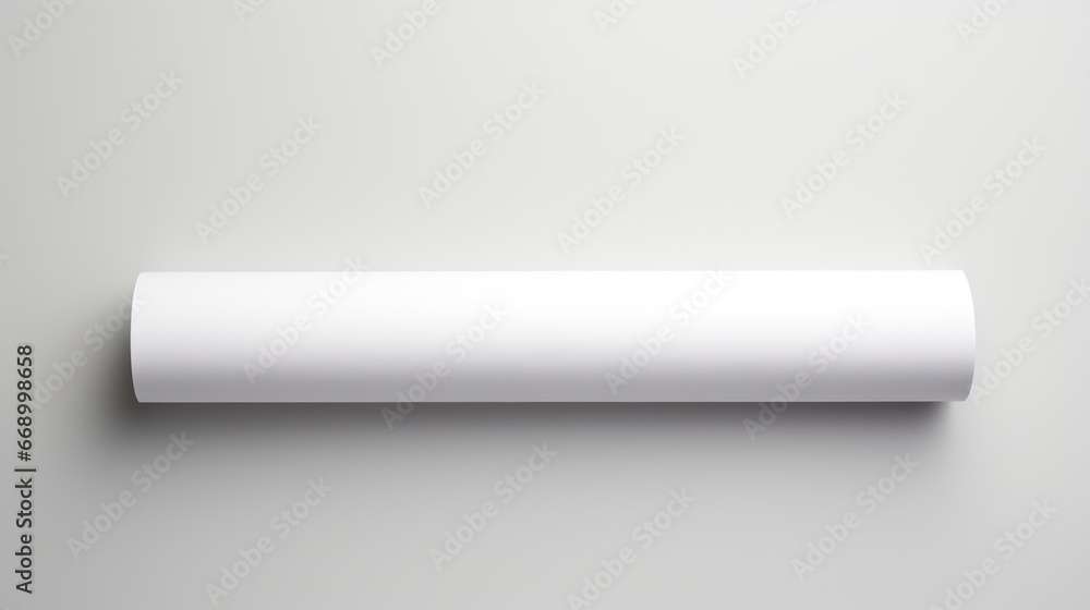 Minimalistic Clean Rolled Paper Floating Vertically AI Generated Minimalistic Clean Rolled Paper Floating Vertically AI Generated