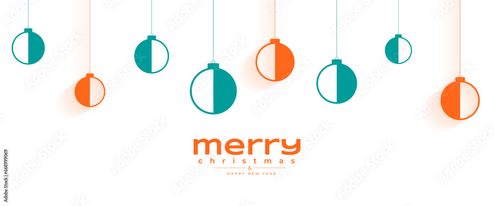 modern style merry christmas festive wishes wallpaper with hanging bauble modern style merry christmas festive wishes wallpaper with hanging bauble