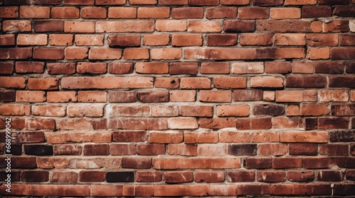 Minimalistic Brick Wall Background AI Generated