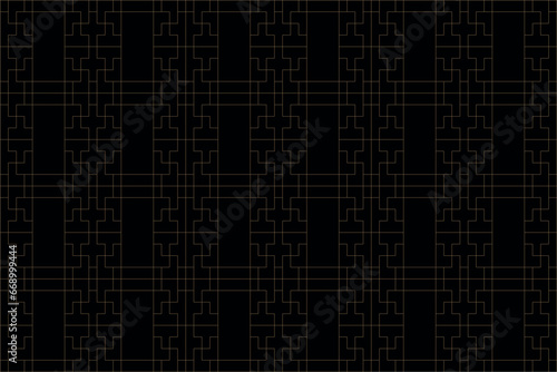  2. Luxury gold square pattern background on black background, Christmas patterns & geometric pattern