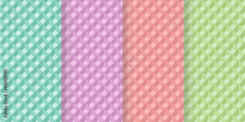 vector geometric pattern background with pastel colors