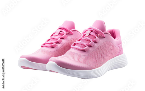 Attractive Beautiful Pink Shoes Isolated on Transparent Background PNG.