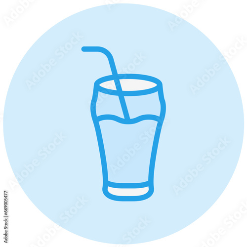 Cold drink Vector Icon Design Illustration