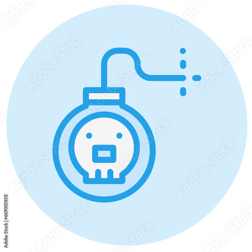 Bomb Vector Icon Design Illustration
