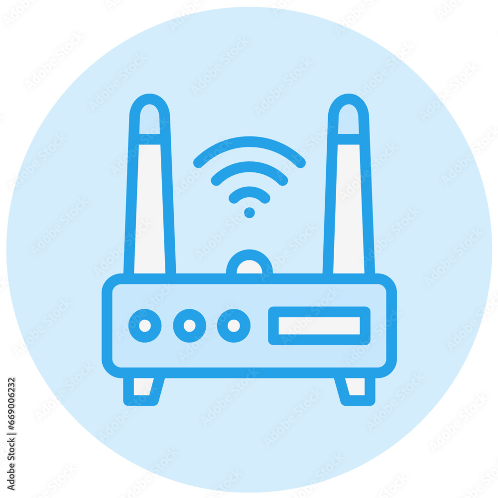 Wifi router Vector Icon Design Illustration Wifi router Vector Icon Design Illustration