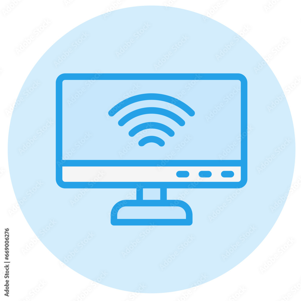 Wireless Connectivity Vector Icon Design Illustration Wireless Connectivity Vector Icon Design Illustration