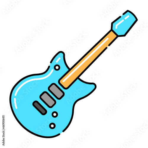 Guitar Music Icon