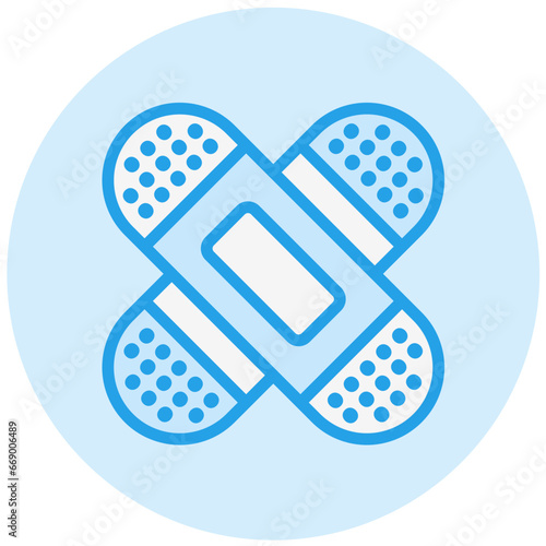 Band Aid Vector Icon Design Illustration