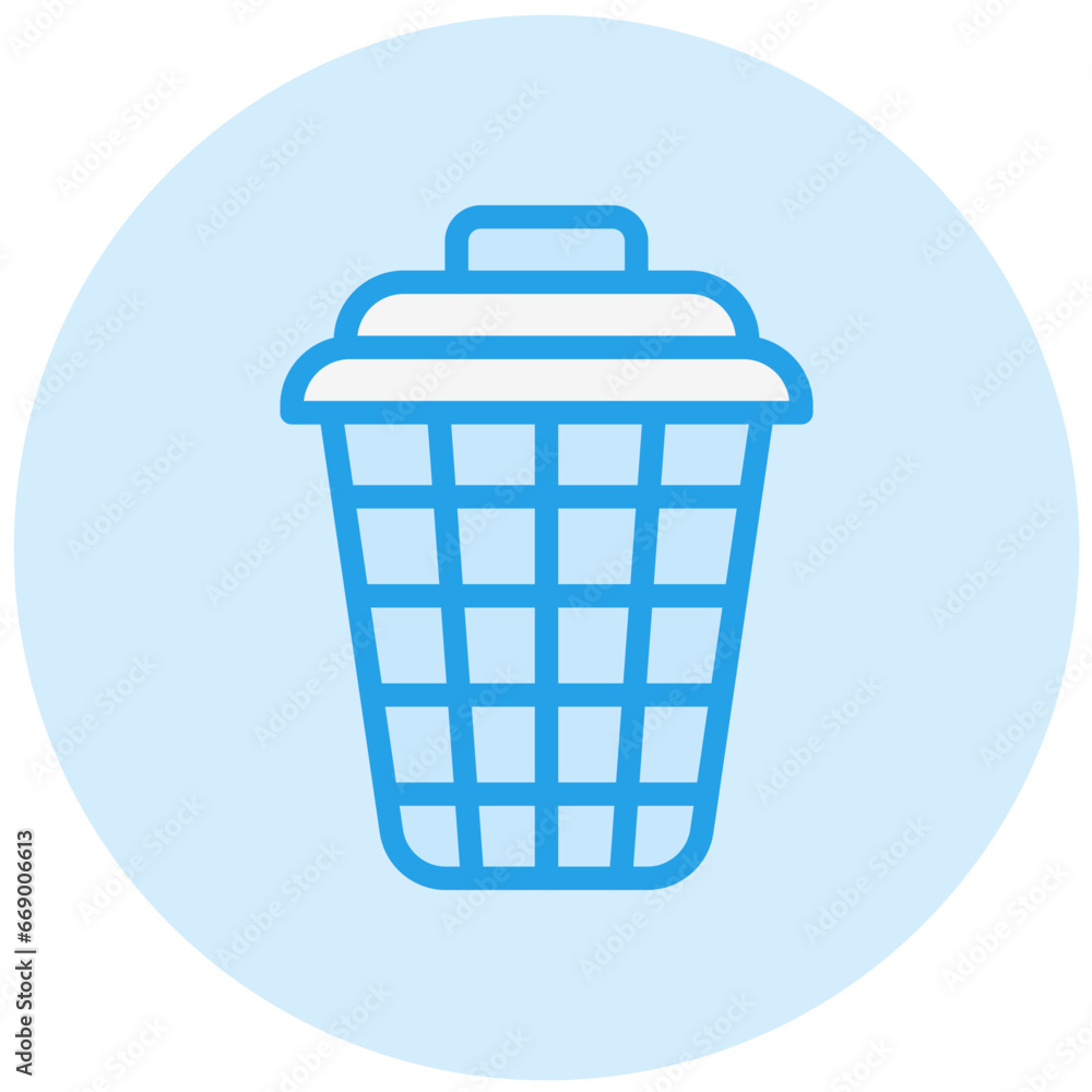 Laundry Basket Vector Icon Design Illustration Laundry Basket Vector Icon Design Illustration
