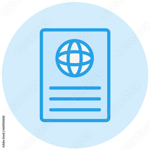 Citizenship Vector Icon Design Illustration