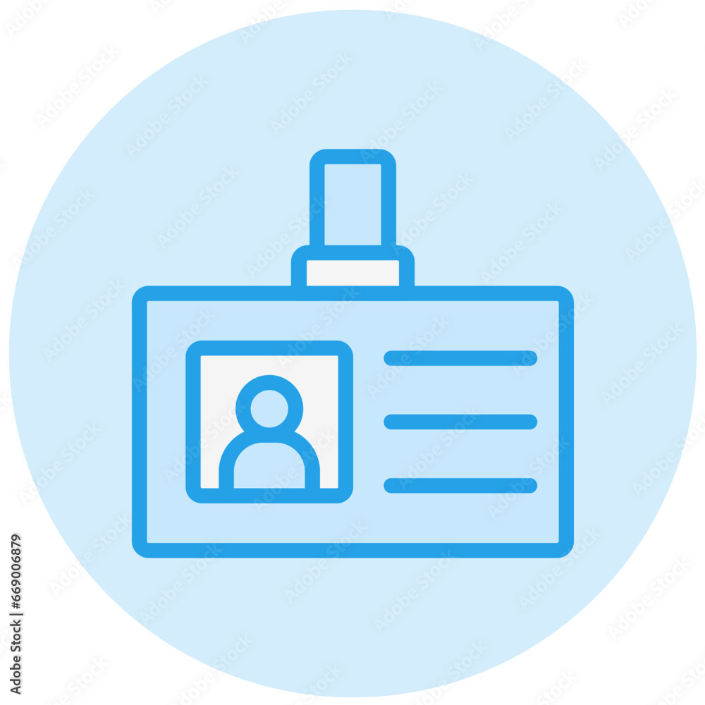 Id Card Vector Icon Design Illustration Id Card Vector Icon Design Illustration