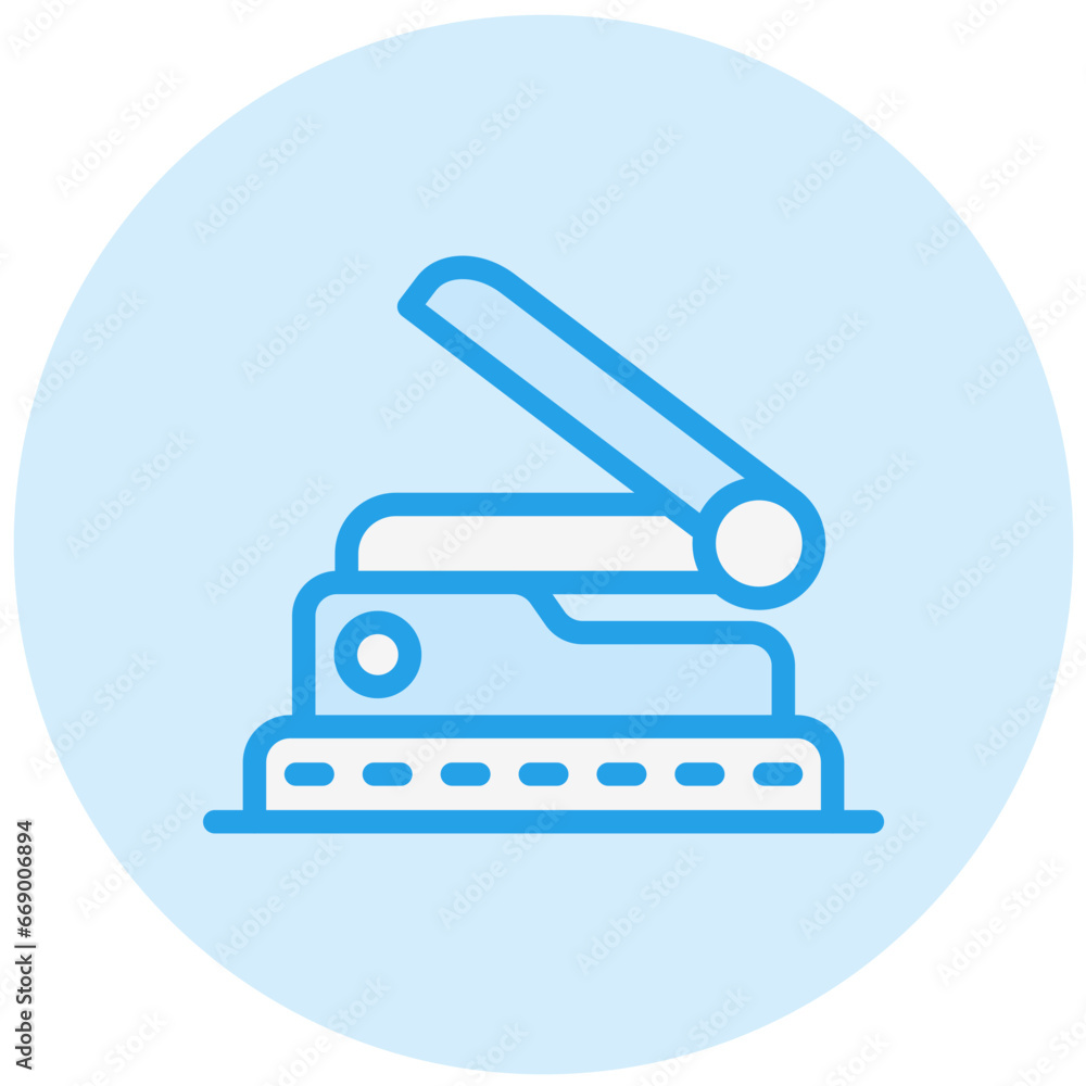 Hole Puncher Vector Icon Design Illustration Hole Puncher Vector Icon Design Illustration