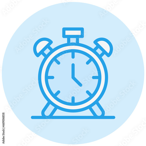 Alarm Clock Vector Icon Design Illustration
