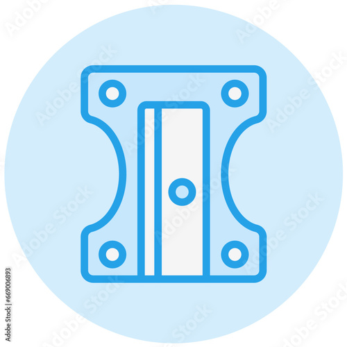 Pencil Sharpener Vector Icon Design Illustration
