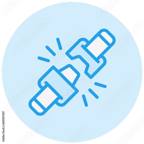 Seat belt Vector Icon Design Illustration