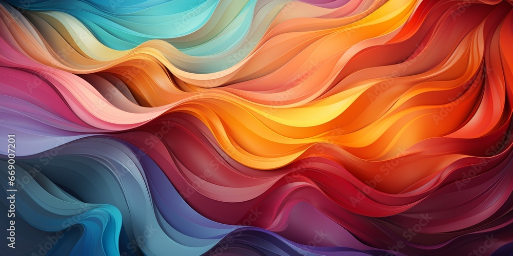 Multicolored Rainbow Background for posters, stories, product advertising, booklets, leaflets