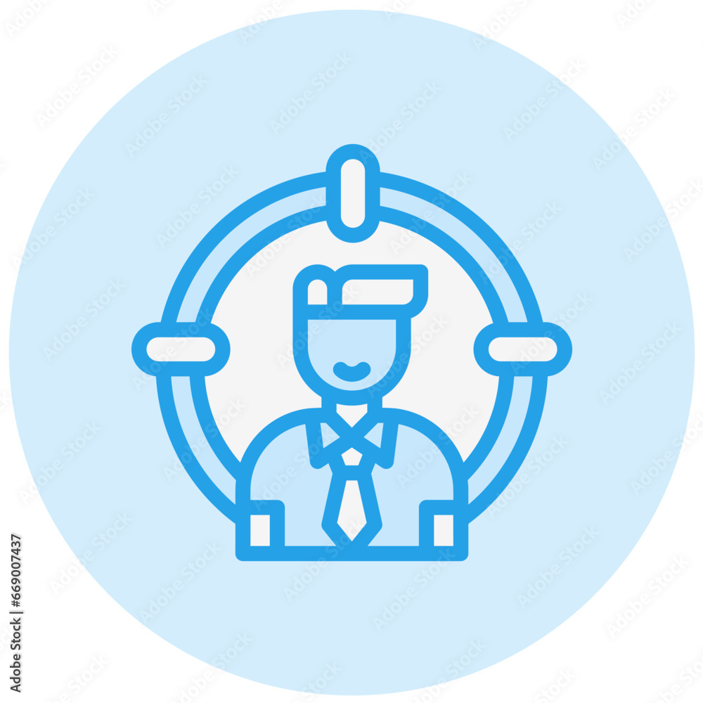 Head Hunting Vector Icon Design Illustration Head Hunting Vector Icon Design Illustration
