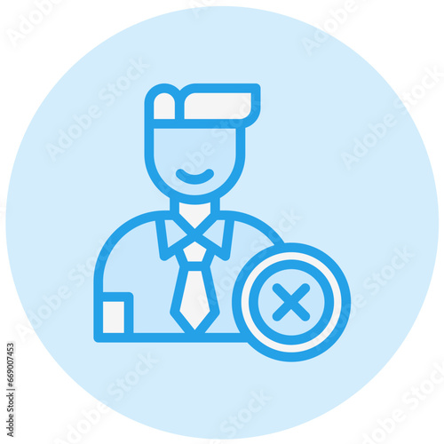 Reject Vector Icon Design Illustration