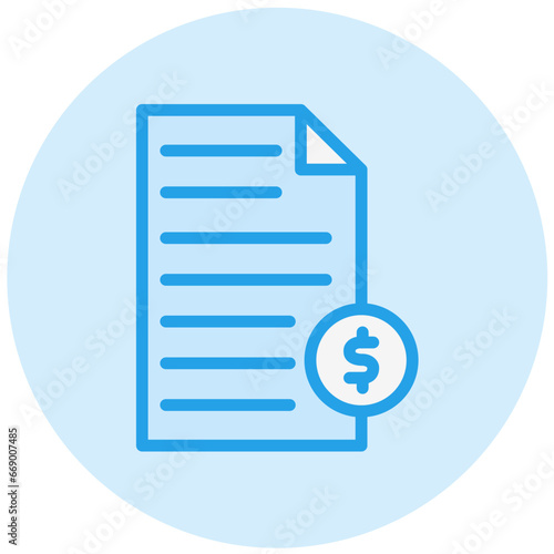 Financial Vector Icon Design Illustration