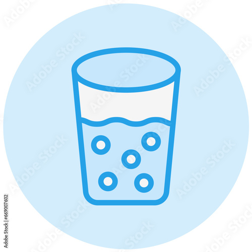 Shot Glass Vector Icon Design Illustration
