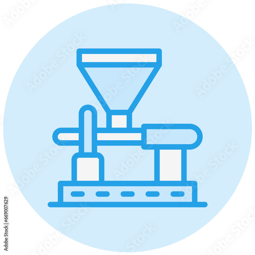Coffee Mill Vector Icon Design Illustration