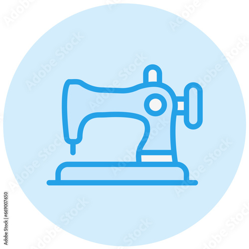 Sewing Machine Vector Icon Design Illustration