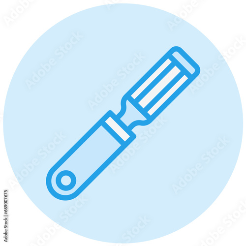 Chisel Vector Icon Design Illustration