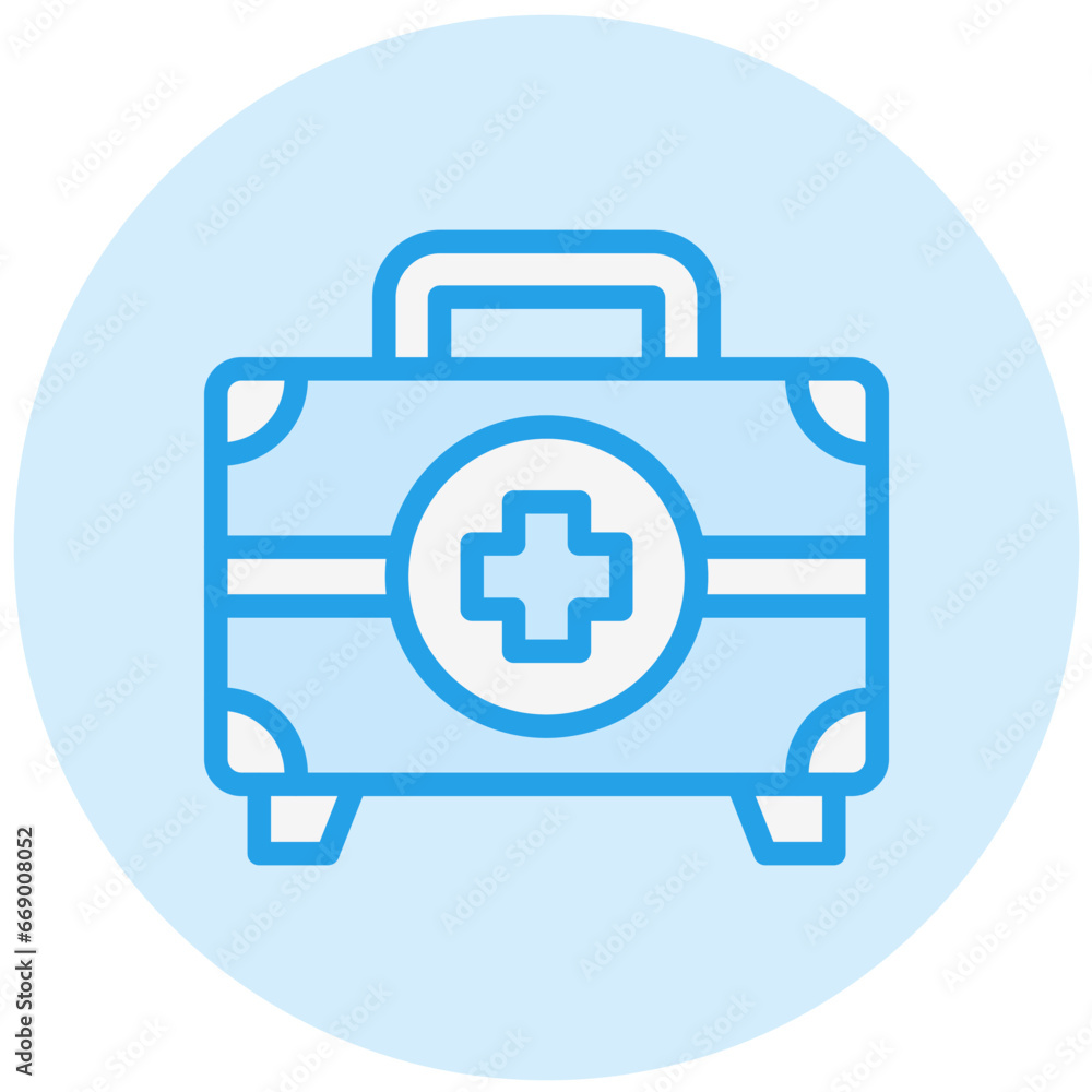 First Aid Kit Vector Icon Design Illustration First Aid Kit Vector Icon Design Illustration